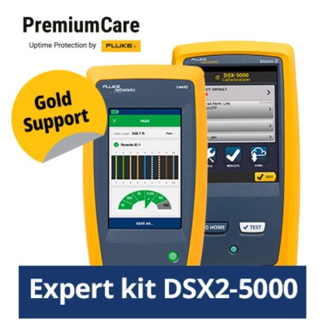 Fluke Copper and fiber EXPERT KIT DSX2-5000QI