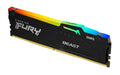 Memoria RAM Kingston FURY Beast RGB 16GB/ DDR5/ 6000MHz/ 1.35V/ CL36/ DIMM