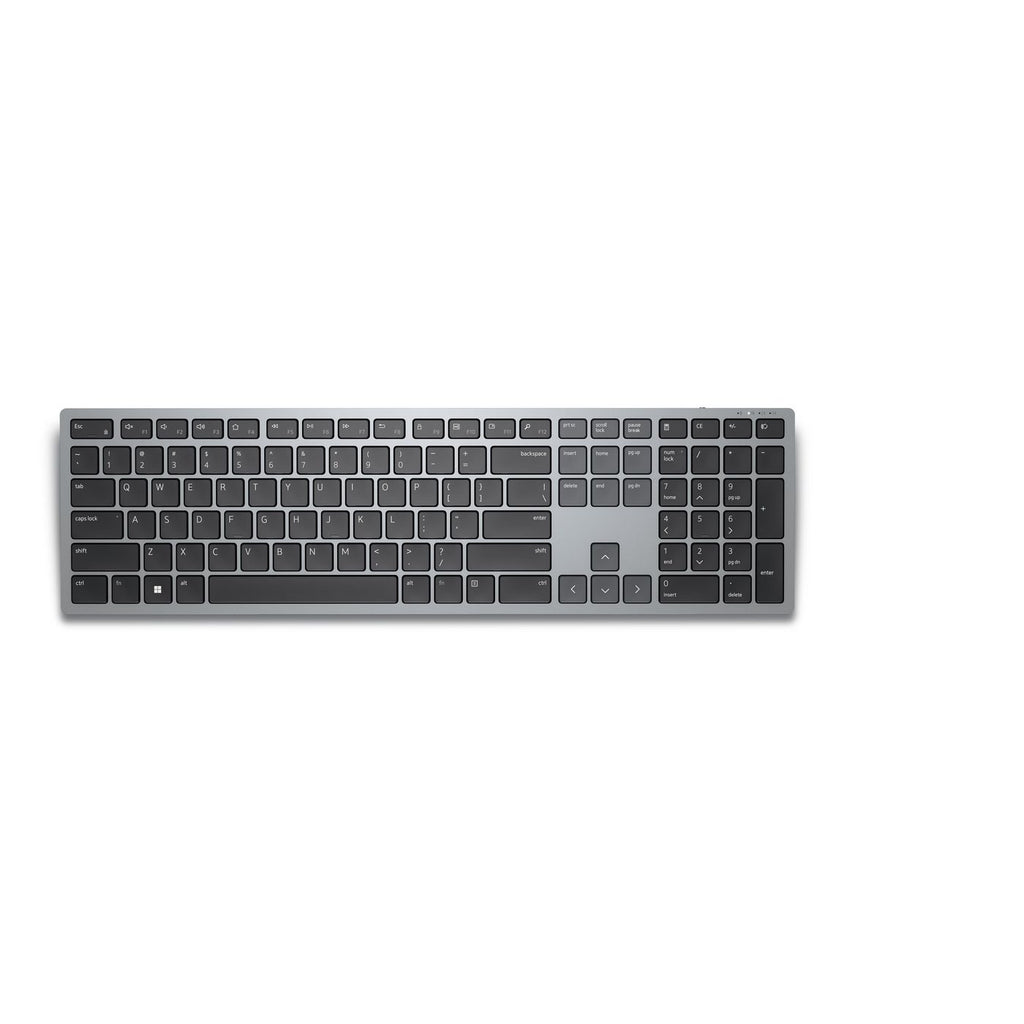 DELL KB700 teclado Oficina RF Wireless + Bluetooth Checa, Eslovaco Gris