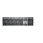 DELL KB700 teclado Oficina RF Wireless + Bluetooth Checa, Eslovaco Gris