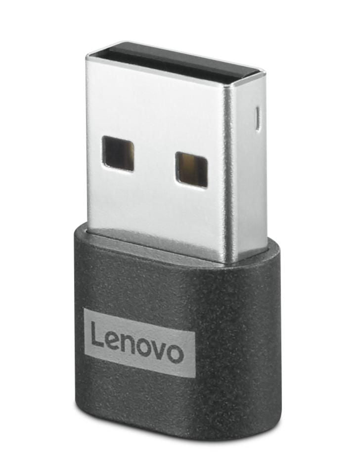 Lenovo 4X91C99226 cambiador de género para cable USB-C USB-A Negro