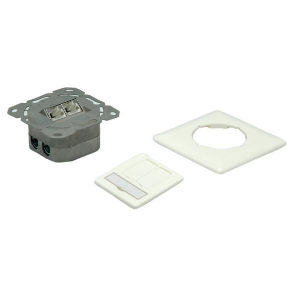 Value Cat.6A, Class EA, Flush Mount 25.99.8490