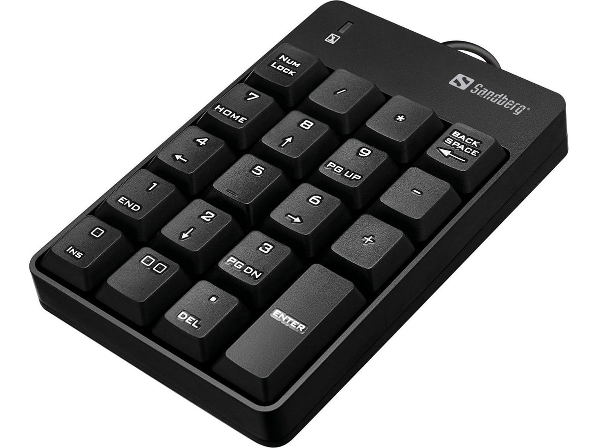 Sandberg 630-07 teclado numérico Portátil/PC Negro
