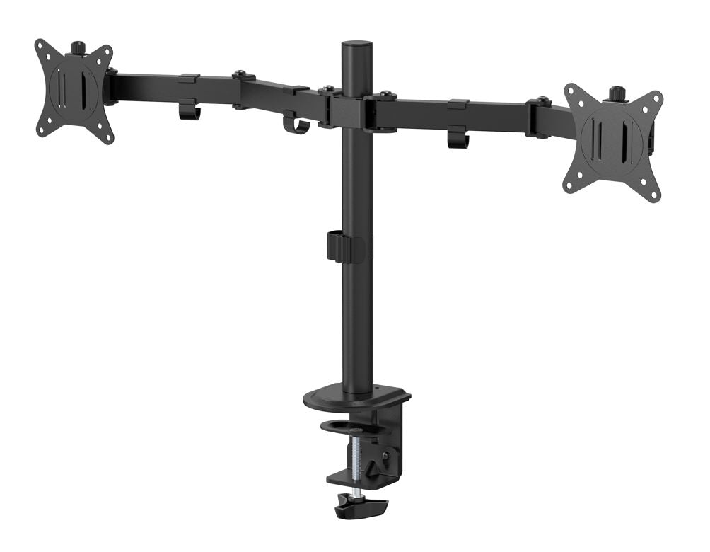 eSTUFF GLB227002 soporte para monitor 81,3 cm (32") Escritorio Negro