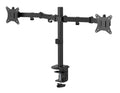 eSTUFF GLB227002 soporte para monitor 81,3 cm (32") Escritorio Negro