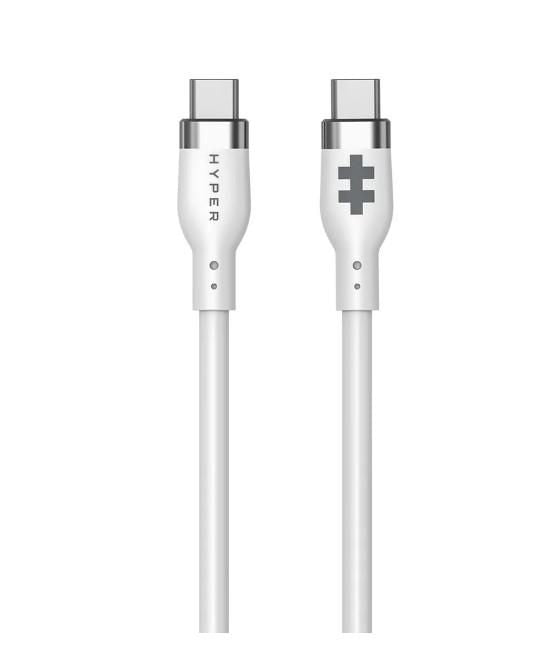 Hyper 1.5m Silicone USB-C to USB-C HJ4011WHGL