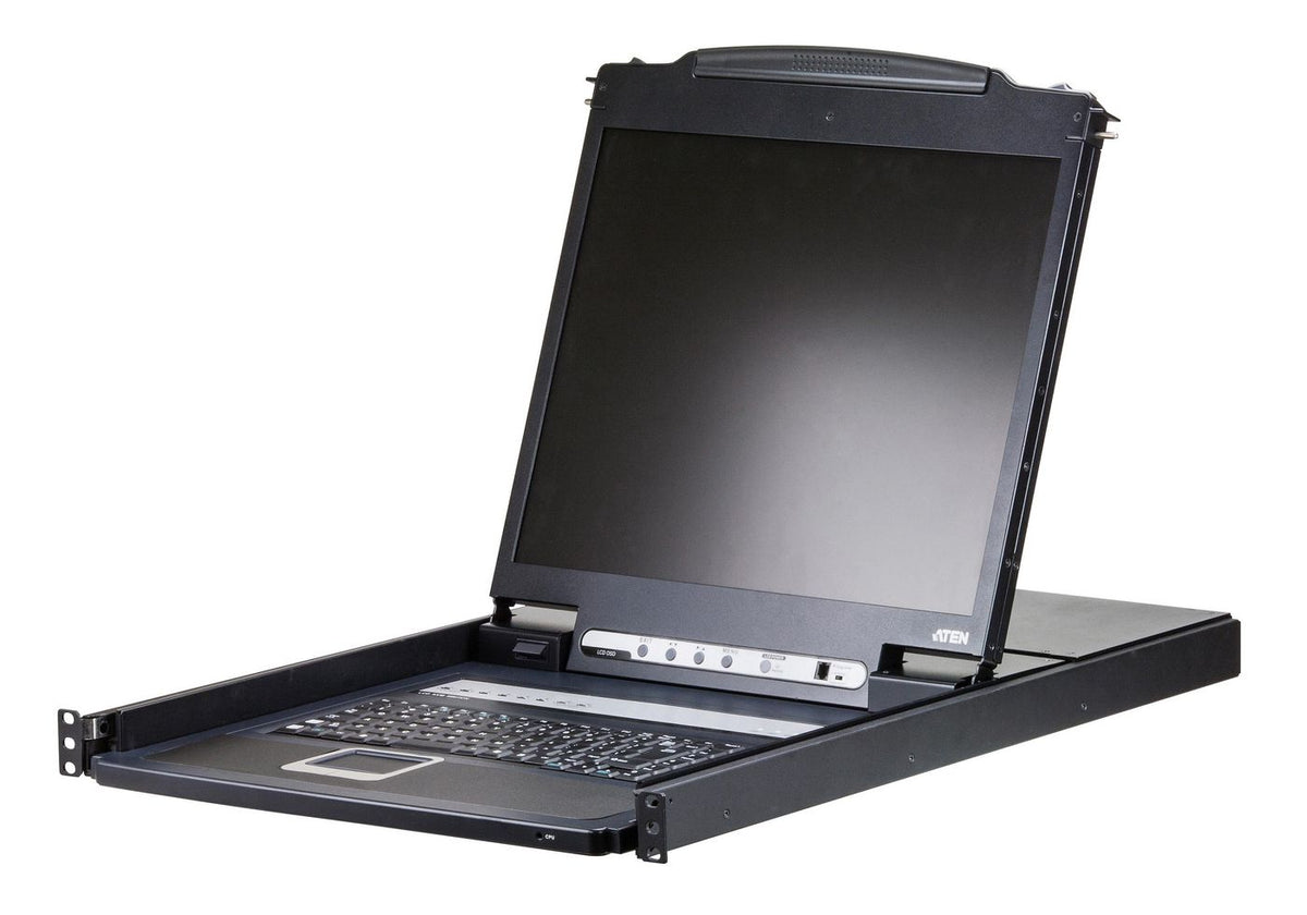 ATEN CL1308N interruptor KVM Montaje en rack Negro