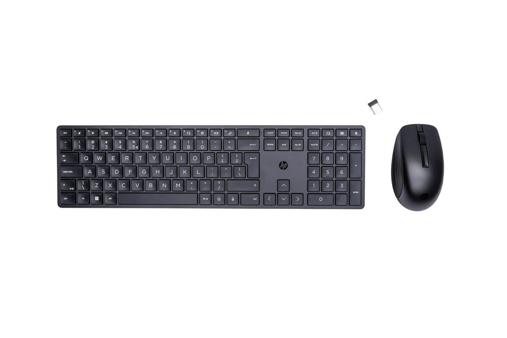 HP 650 Wireless Keyboard and Mouse Combo teclado Ratón incluido Hogar RF inalámbrico QWERTY Negro