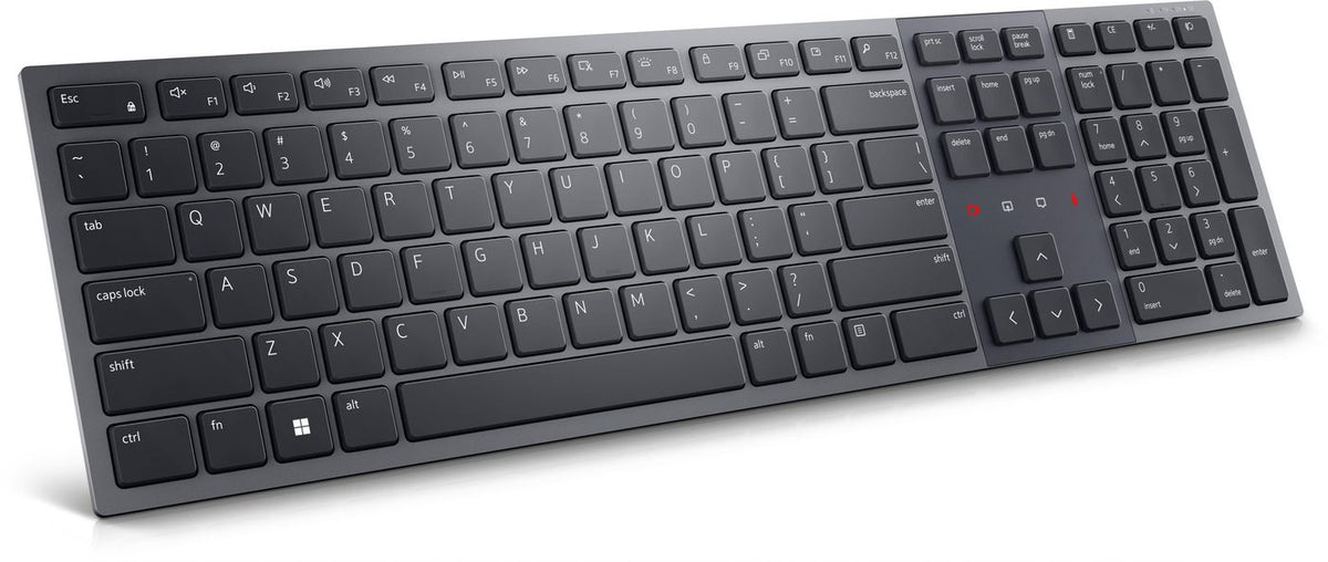 DELL KB900 teclado Oficina RF Wireless + Bluetooth Checa, Eslovaco Grafito