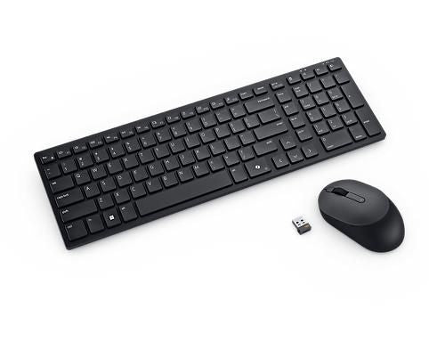 DELL KM555 teclado Ratón incluido Universal RF Wireless + Bluetooth Negro