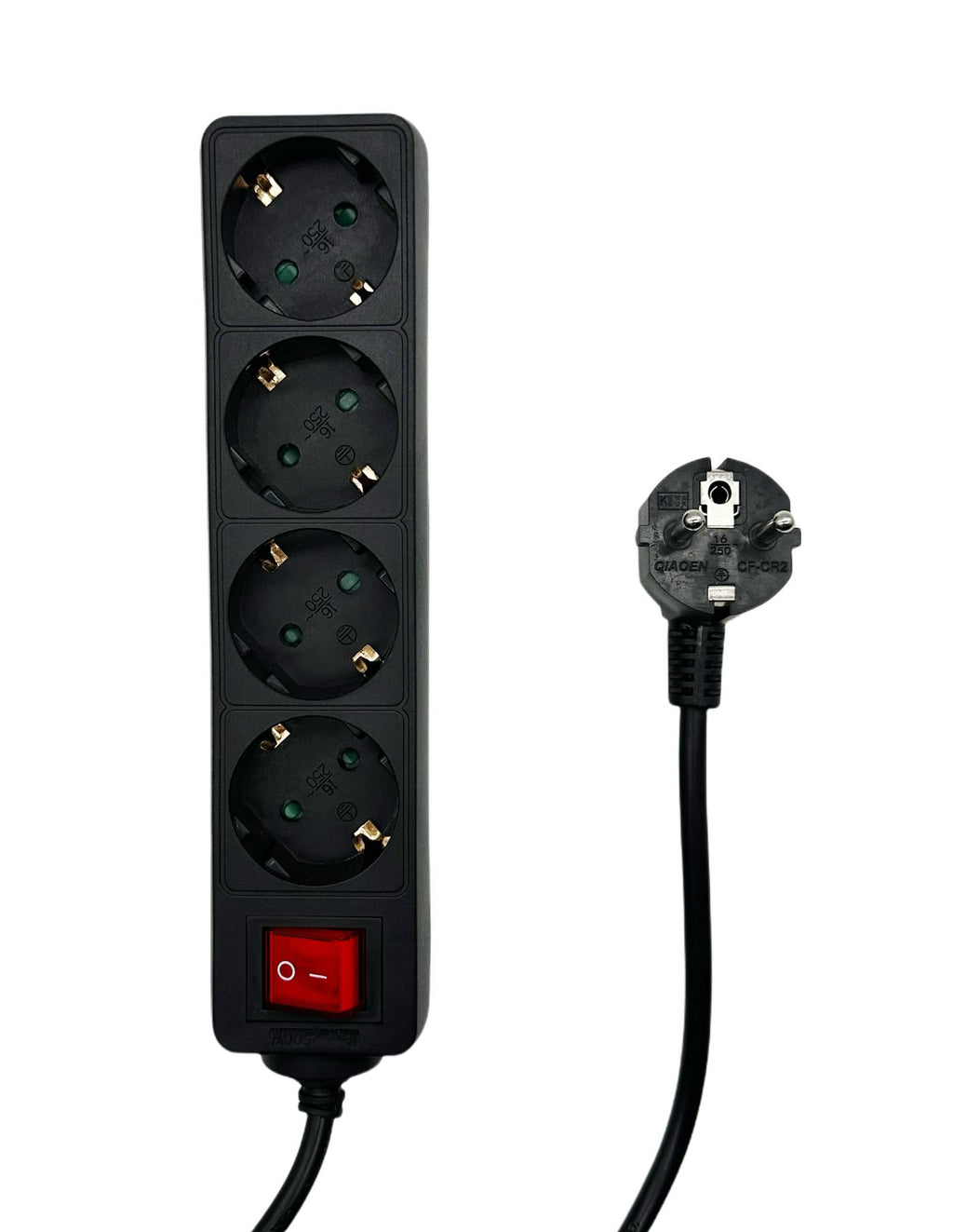 Microconnect MC-GRU0045BS base múltiple 5 m 4 salidas AC Interior Negro
