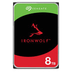 Seagate IronWolf ST8000VN004 disco duro interno 8 TB 7200 RPM 256 MB 3.5" Serial ATA III – Reacondicionado
