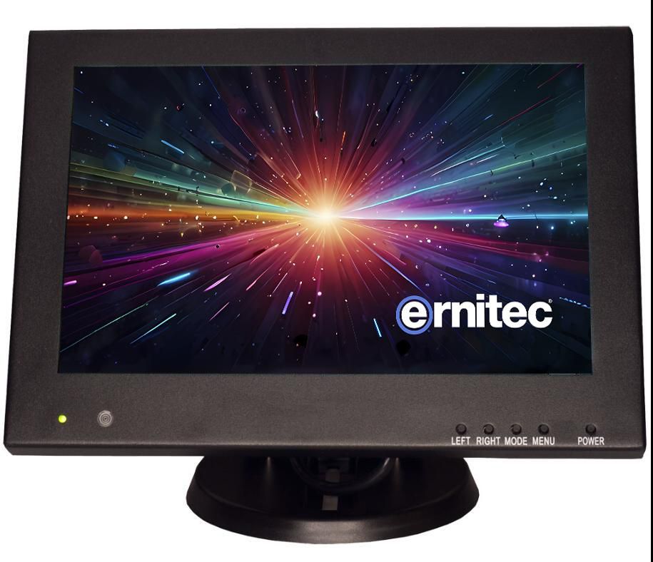Ernitec 0070-24110-M-L pantalla para PC 25,6 cm (10.1") 1280 x 800 Pixeles WXGA LCD Negro