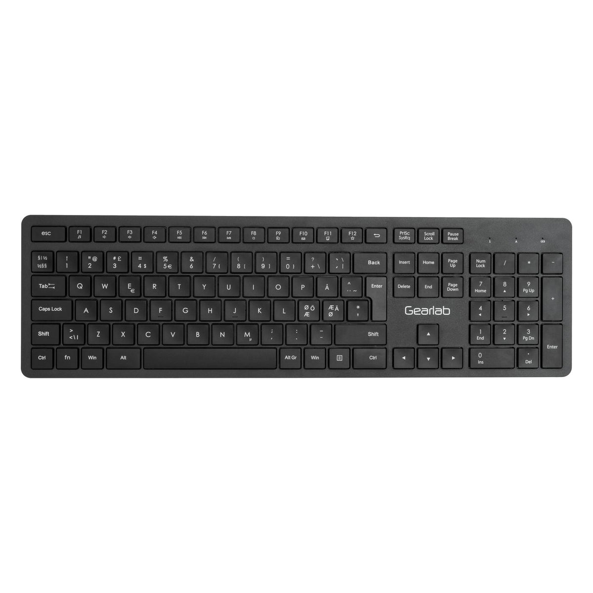 eSTUFF GLB212102 teclado Oficina USB QWERTY Nórdico Negro
