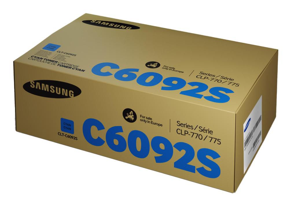 Samsung CLT-C6092S cartucho de tóner 1 pieza(s) Original Cian