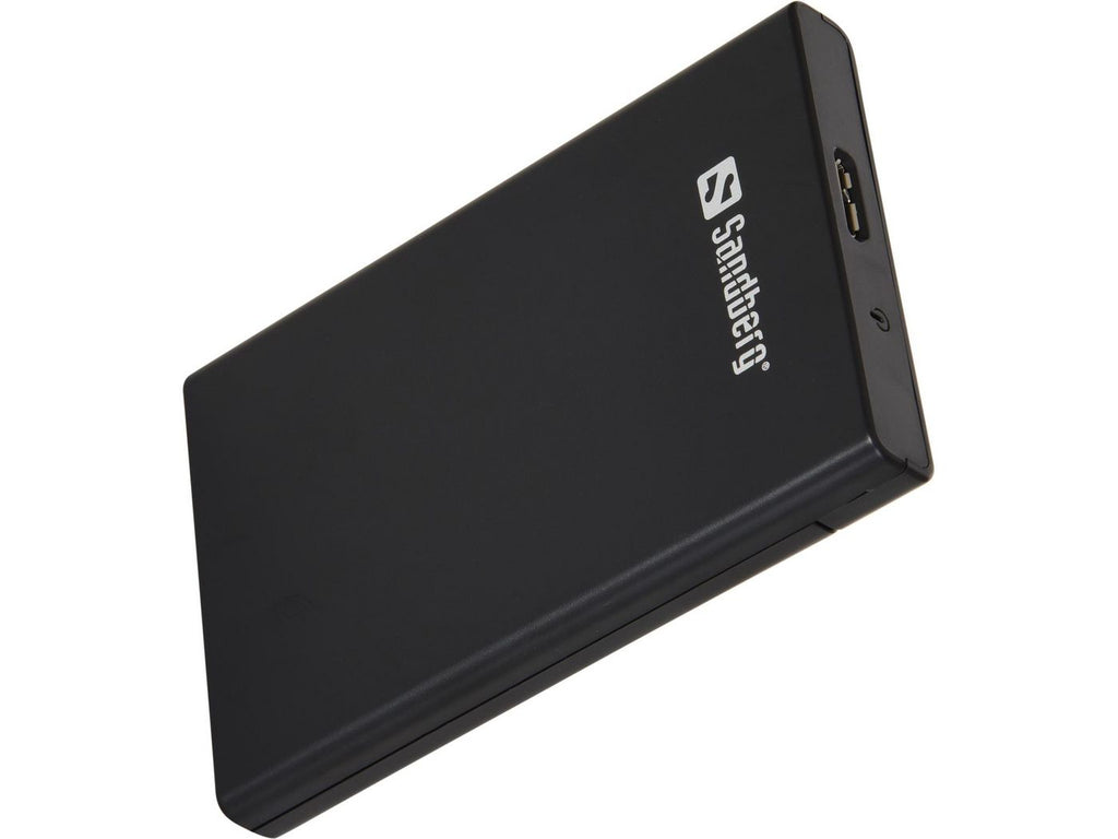 Sandberg 133-89 caja para disco duro externo Carcasa de disco duro/SSD Negro 2.5"