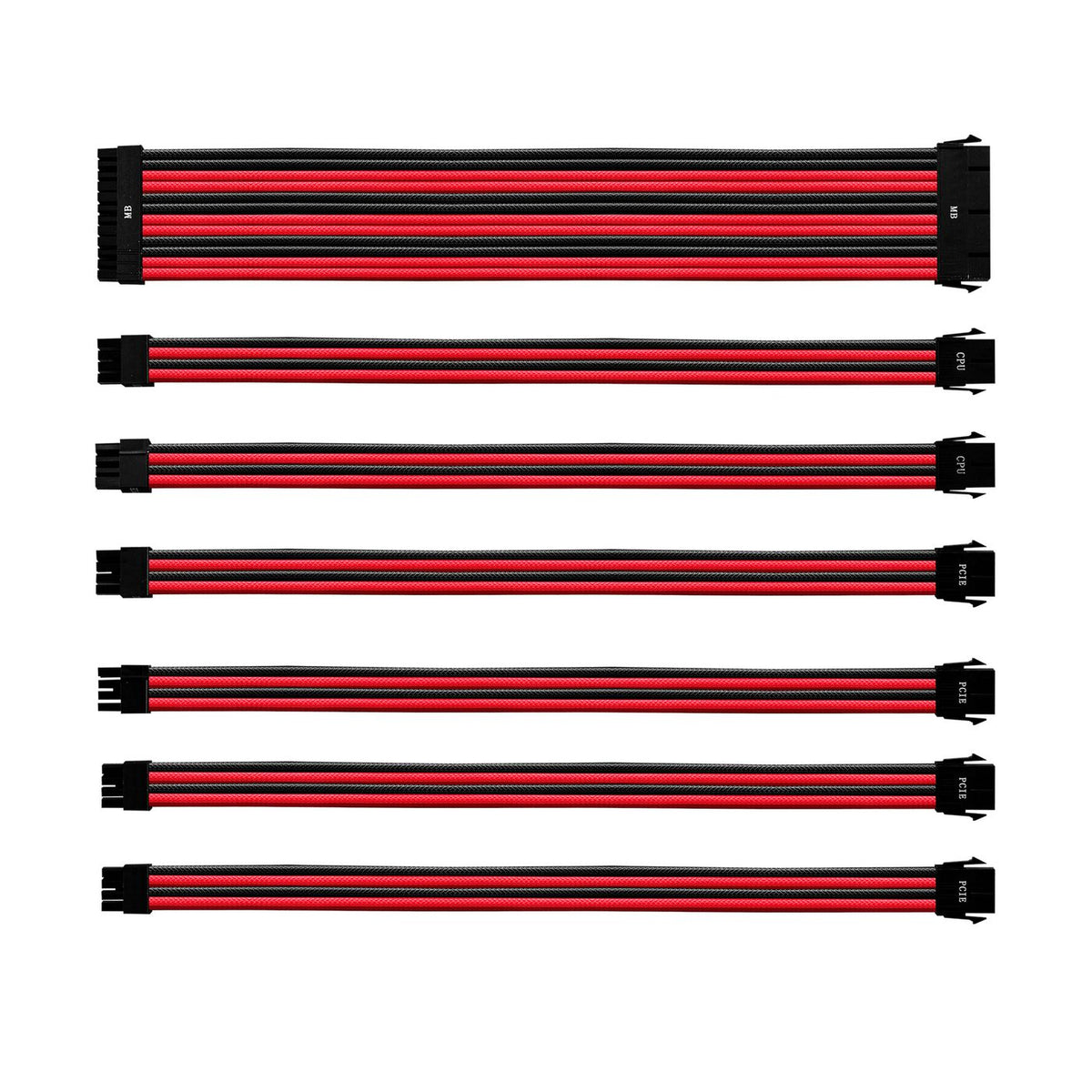 Cooler Master Colored Extension Cable Kit CMA-NEST16RDBK1-GL