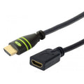 Techly ICOC HDMI-4-EXT002 cable HDMI 0,2 m HDMI tipo A (Estándar) Negro