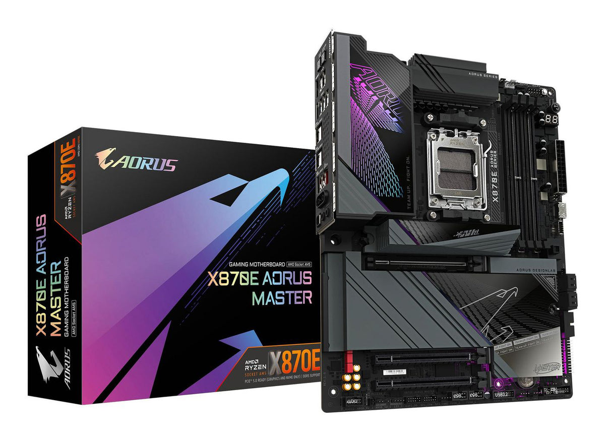 GIGABYTE X870E AORUS MASTER placa base AMD X870 Zócalo AM5 ATX