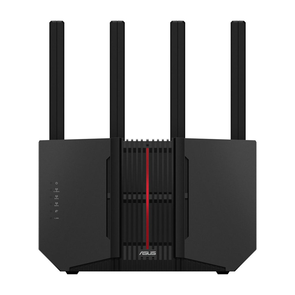 ASUS RT-BE92U router inalámbrico 10 Gigabit Ethernet Tribanda (2.4 GHz / 5 GHz / 6 GHz) Negro