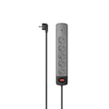 Hama 00223056 base múltiple 1,5 m 5 salidas AC Interior Negro, Gris
