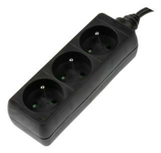 Hama 44223703 base múltiple 1,5 m 3 salidas AC Interior Negro