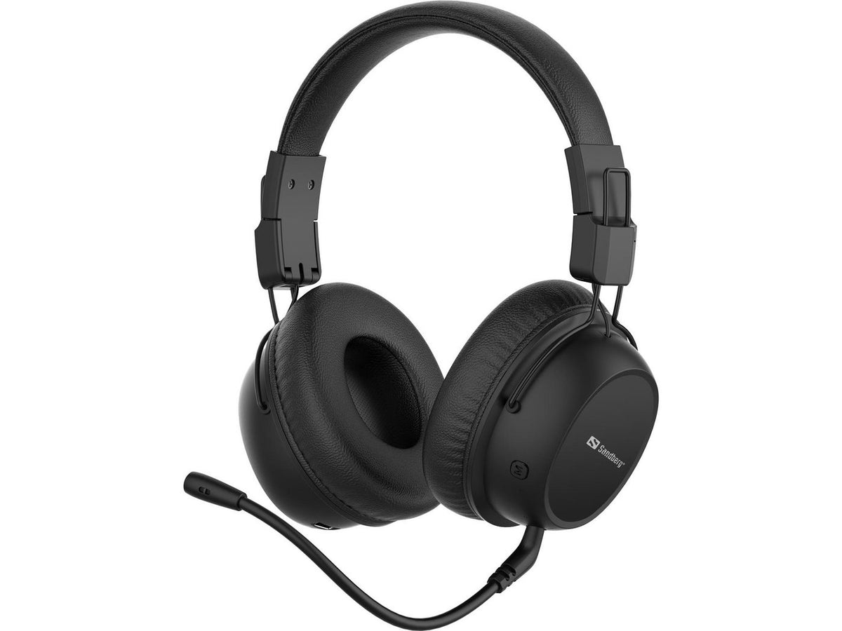 Sandberg 126-36 auricular y casco Auriculares Inalámbrico Diadema Juego USB Tipo C Bluetooth Negro