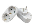 Microconnect PESCHPLUG2 adaptador de enchufe eléctrico Tipo F Blanco