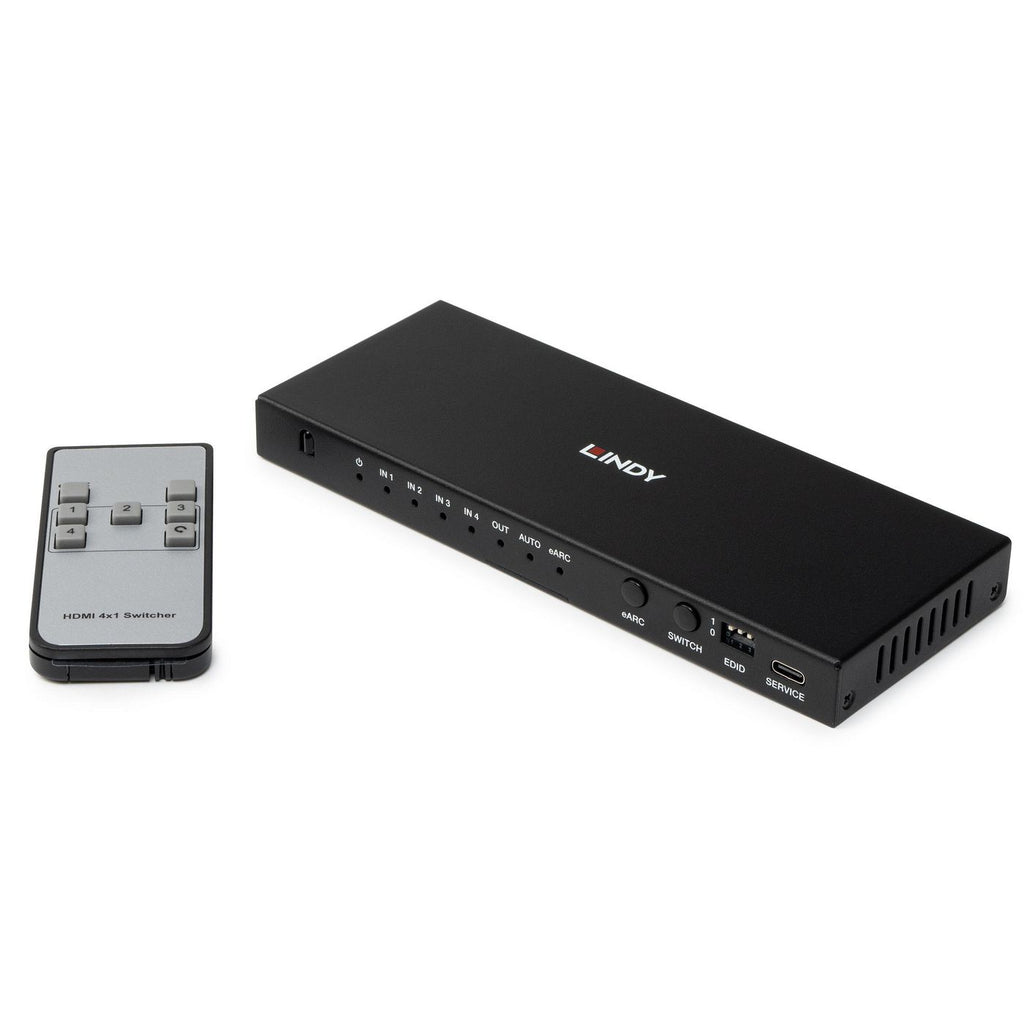 Lindy 38386 interruptor KVM Negro
