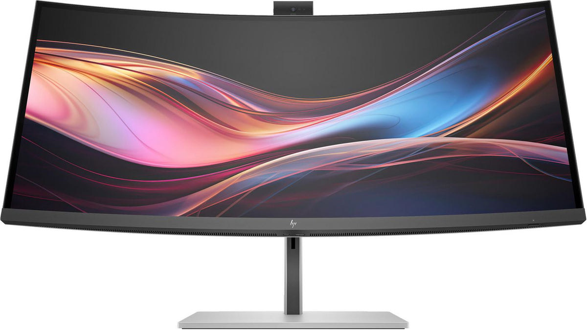 HP Series 7 Pro 34 inch WQHD Conferencing Monitor - 734pm pantalla para PC 86,4 cm (34") 3440 x 1440 Pixeles Wide Quad HD LCD Negro, Plata