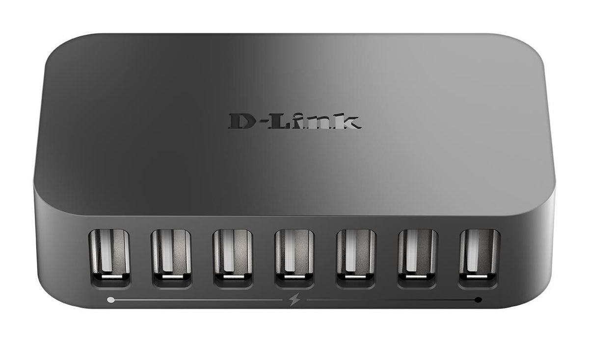 D-Link DUB-H7 USB 2.0 Type-B 480 Mbit/s Negro