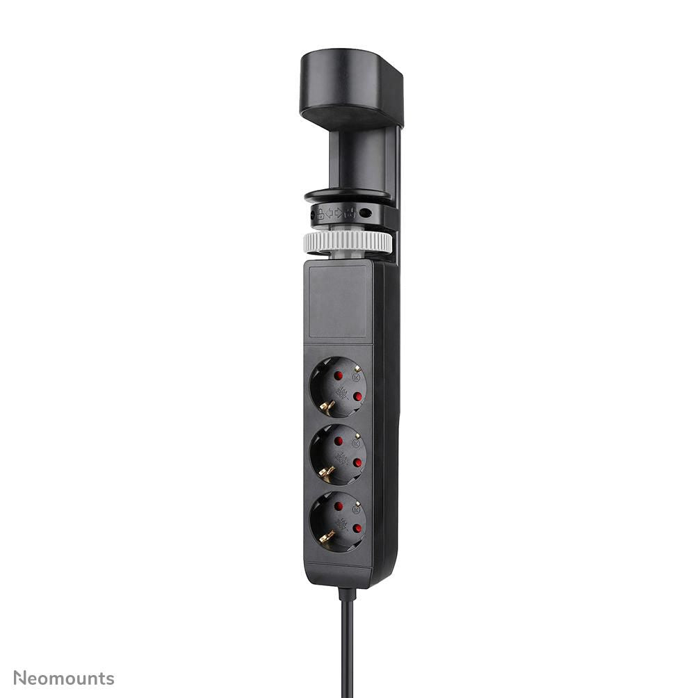 Neomounts DS22-840BL6 base múltiple 1,4 m 3 salidas AC Interior Negro