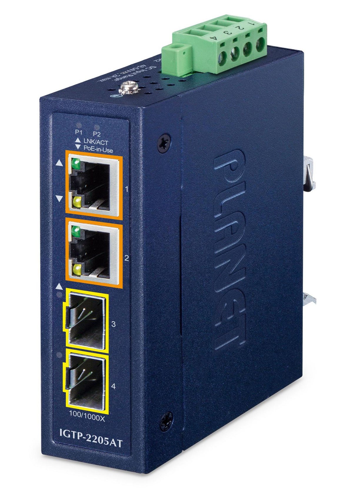 Planet IP30 Compact size 2-Port IGTP-2205AT