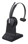 Yealink WH64 Mono Teams Headset Auriculares Inalámbrico Diadema Oficina/Centro de llamadas USB Tipo C Bluetooth Negro