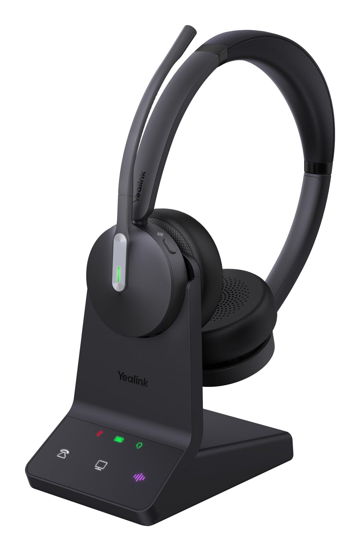 Yealink WH64 Dual UC Headset Auriculares Inalámbrico Diadema Oficina/Centro de llamadas USB Tipo C Bluetooth Negro