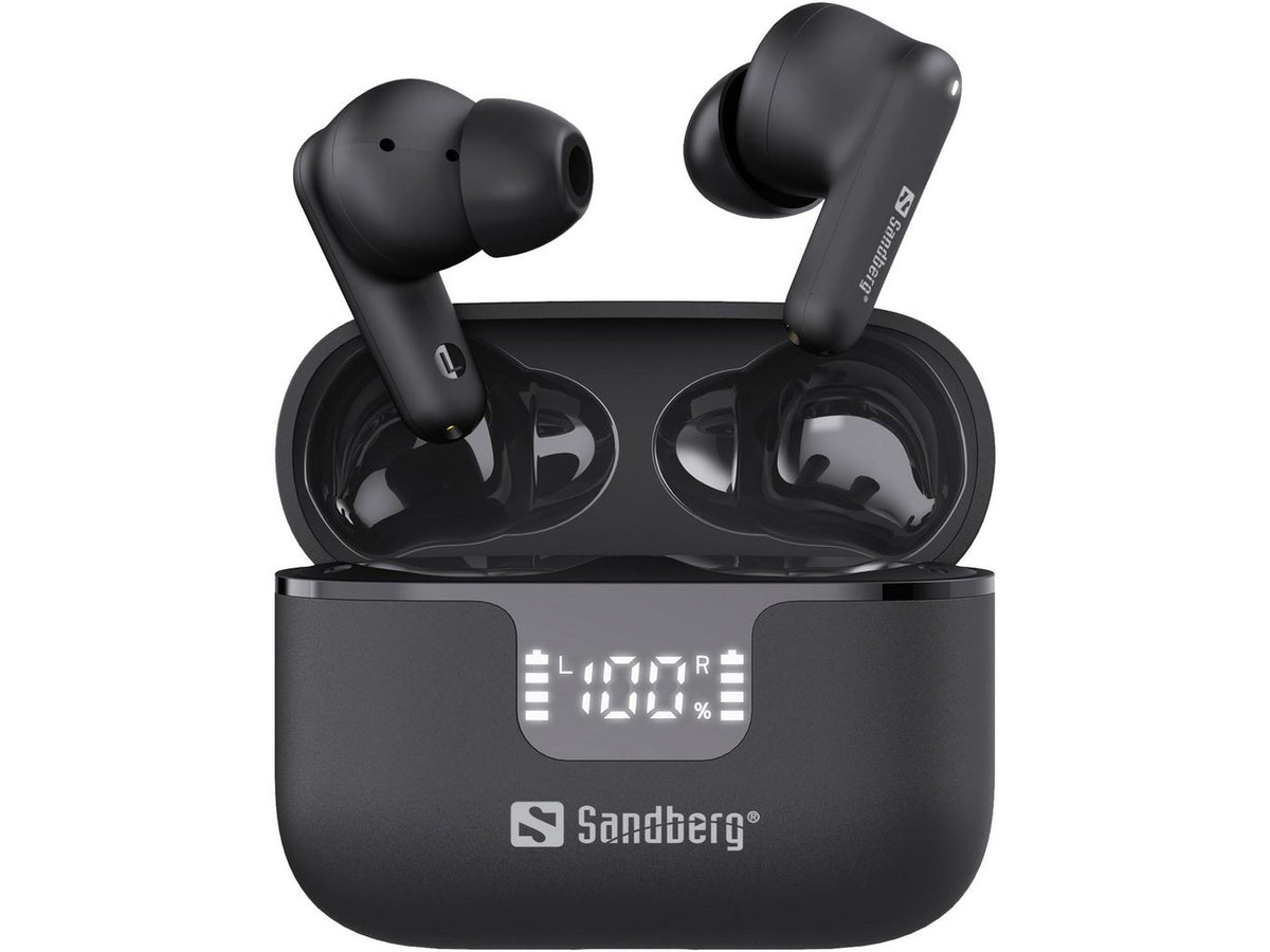 Sandberg 126-52 auricular y casco Auriculares True Wireless Stereo (TWS) Dentro de oído Música/uso diario Bluetooth Negro