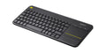 Logitech K400 Plus teclado Hogar RF inalámbrico QWERTY Inglés del Reino Unido Negro