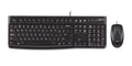 Logitech MK120 teclado Ratón incluido USB QWERTY Nórdico Negro