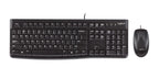 Logitech MK120 teclado Ratón incluido USB QWERTY Nórdico Negro
