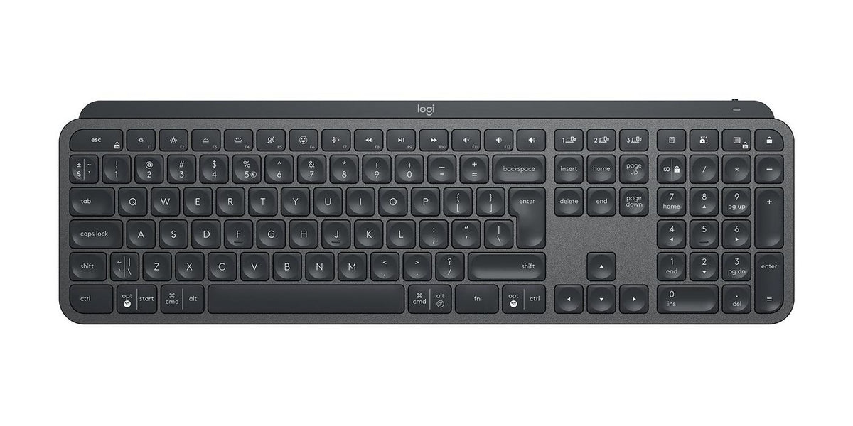 Logitech Master MX Keys for Business teclado Oficina Bluetooth QWERTY Internacional de EE.UU. Grafito