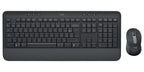 Logitech Signature MK650 Combo for Business teclado Ratón incluido Oficina Bluetooth AZERTY Belga Grafito