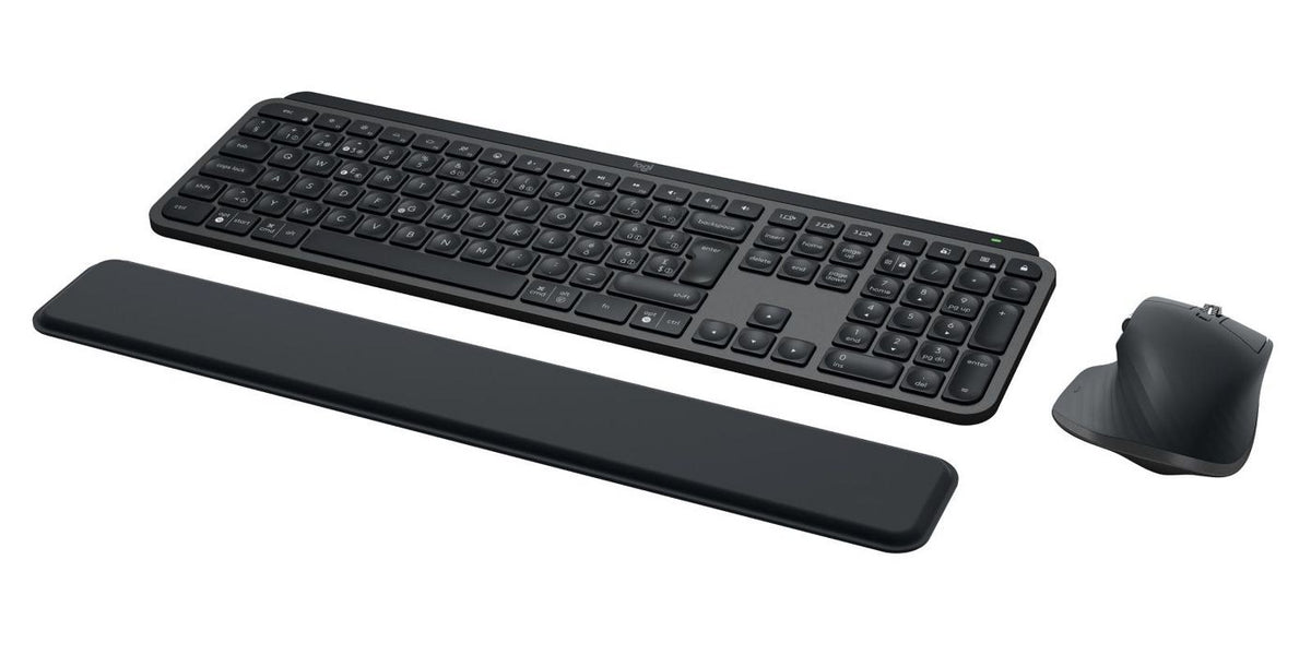 Logitech Master MX Keys Combo for Bussiness teclado Ratón incluido Oficina RF Wireless + Bluetooth QWERTZ Suizo Grafito