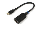 Microconnect MC-USBCHDMI-A adaptador de cable de vídeo 0,2 m USB Tipo C HDMI Negro