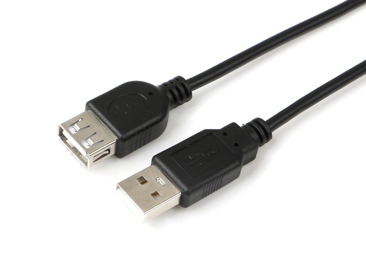 Microconnect USBAAF01B cable USB USB 2.0 0,1 m USB A Negro