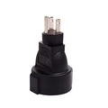 Microconnect PETRAVEL3 adaptador de enchufe eléctrico Tipo B Tipo F Negro