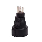 Microconnect PETRAVEL3 adaptador de enchufe eléctrico Tipo B Tipo F Negro