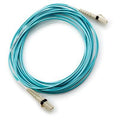 HP LC to LC Multi-mode OM3 2-Fiber 2.0m 1-Pack Fiber Optic Cable Cable de fibra óptica e InfiniBand – Reacondicionado
