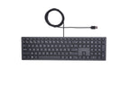 HP Pavilion Wired Keyboard 300 teclado Oficina USB AZERTY Belga Negro