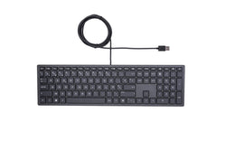 HP Pavilion Wired Keyboard 300 teclado Oficina USB AZERTY Belga Negro