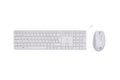 HP 650 Wireless Keyboard and Mouse Combo teclado Ratón incluido Hogar RF inalámbrico AZERTY Belga Blanco